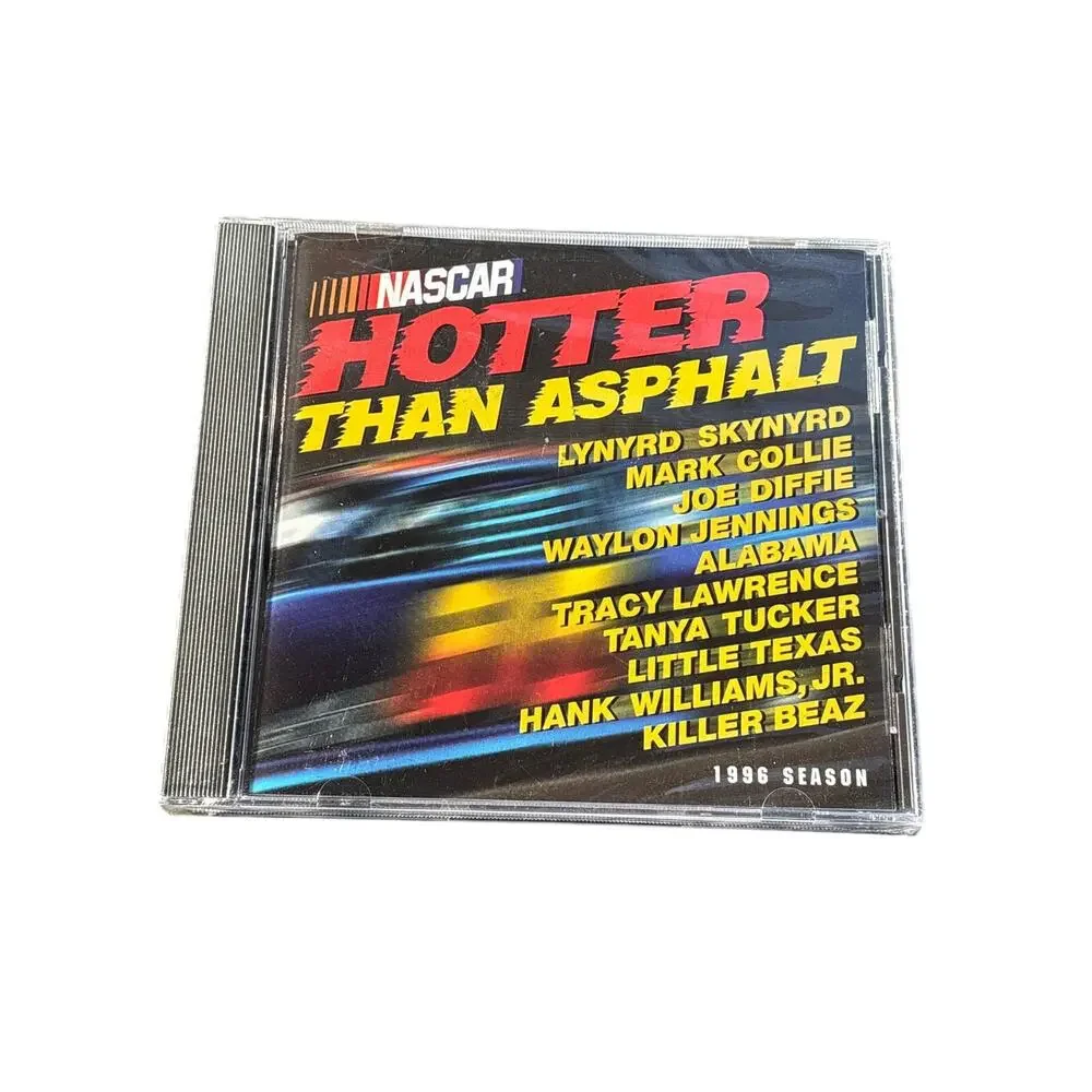 Nascar Hotter Than Asphalt CD L Skynyrd, W Jennings, H Williams jr New, Sealed!